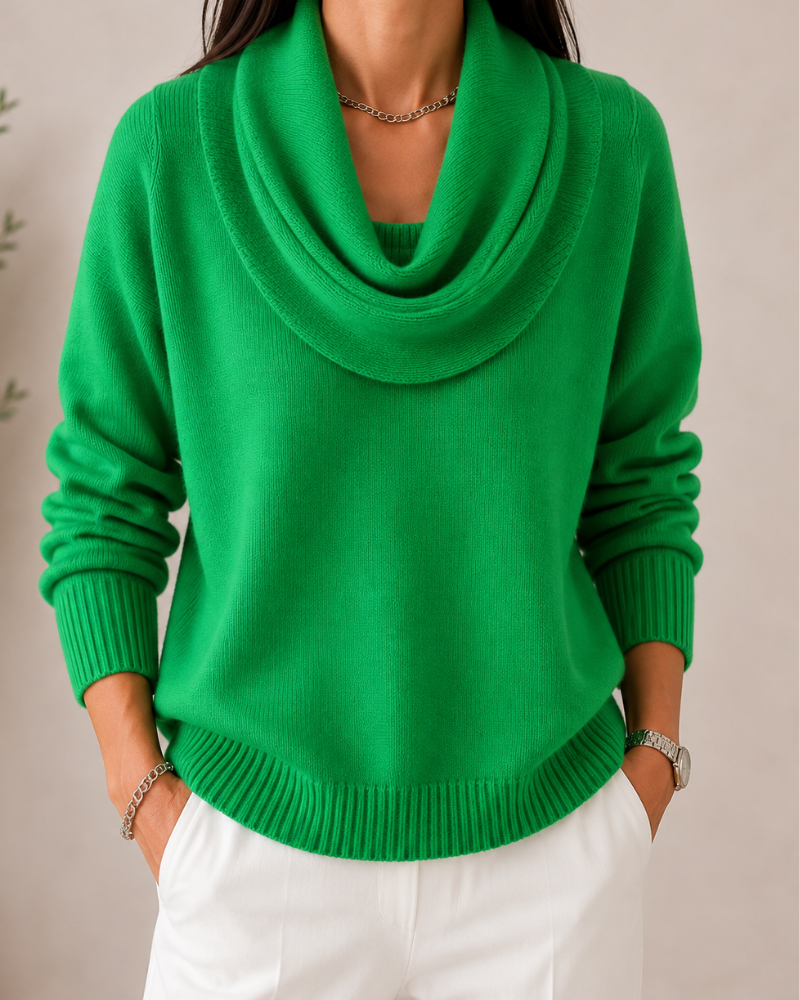 Caralina™ | Pull élégant en maille à col bénitier