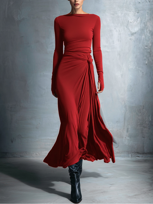 Ivy | Maxi Dress with Side Tie