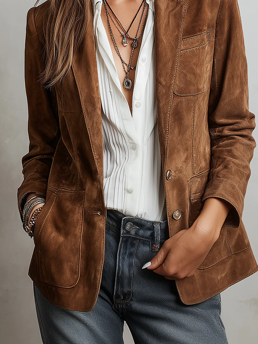 Barbara | Brown Vintage Blazer