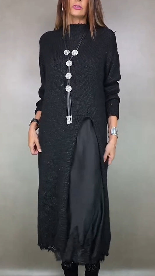 Frances | Elegant Set with Long Sweater and Dress