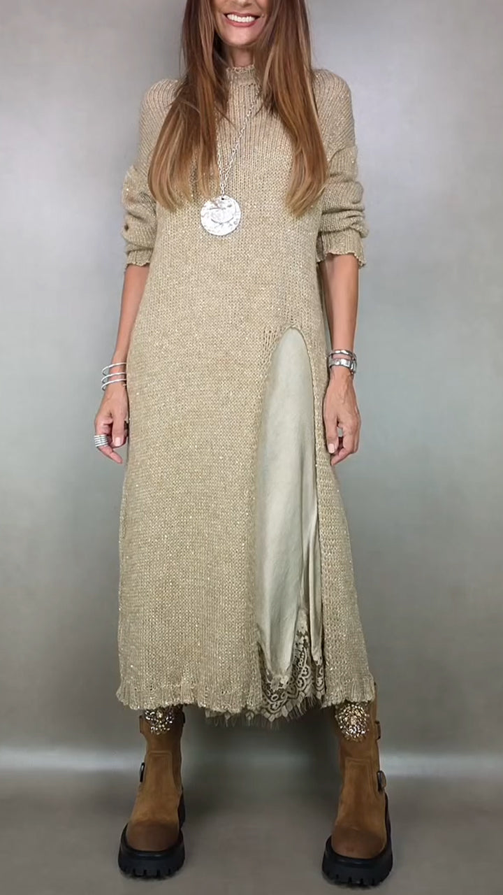Frances | Elegant Set with Long Sweater and Dress