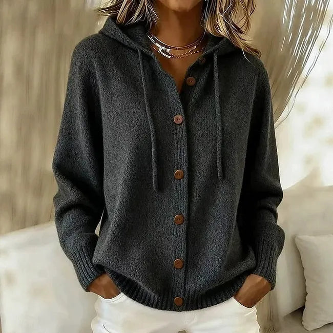Goldie™ Cardigan boutonné à capuche