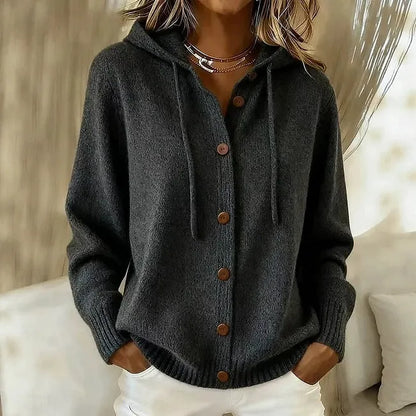 Goldie™ Cardigan boutonné à capuche