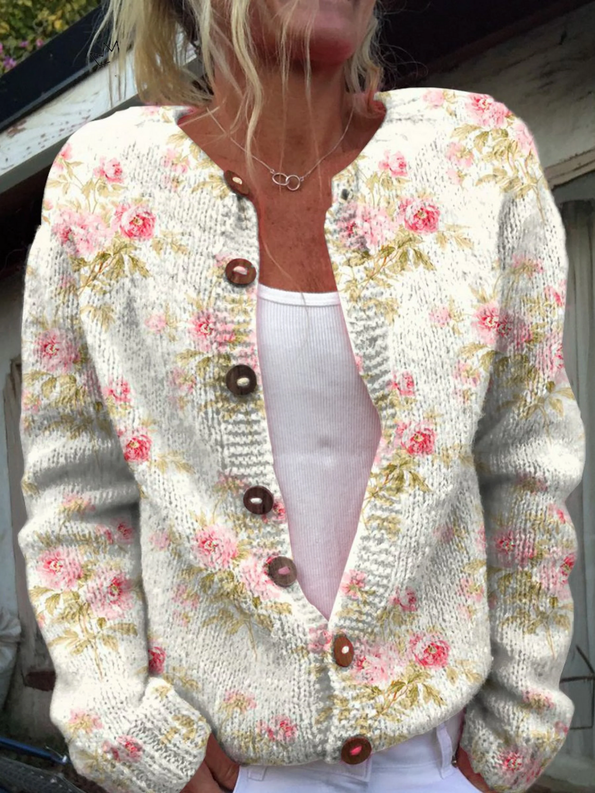 Kerensa™ | Cardigan fleuri vintage