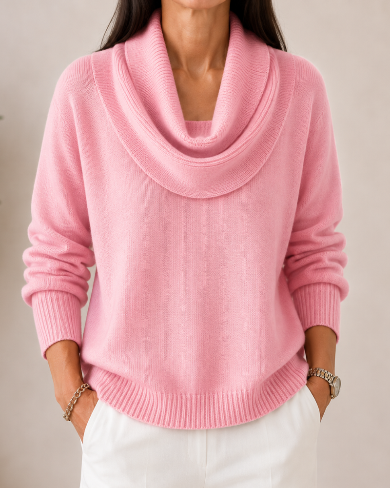 Caralina™ | Pull élégant en maille à col bénitier