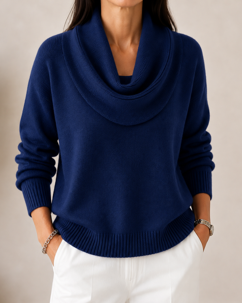 Caralina™ | Pull élégant en maille à col bénitier