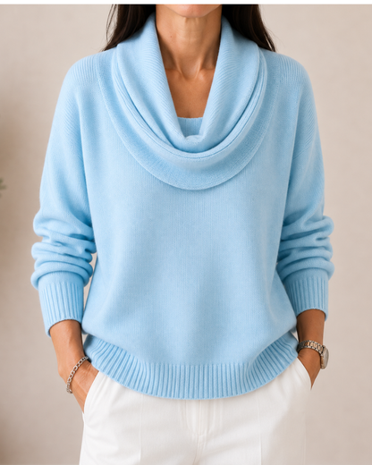 Caralina™ | Pull élégant en maille à col bénitier