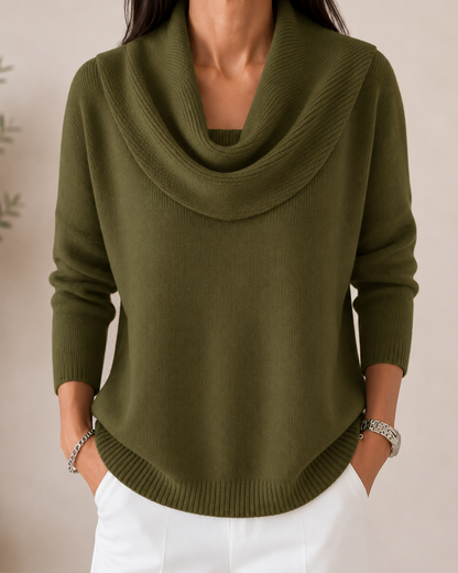 Caralina™ | Pull élégant en maille à col bénitier