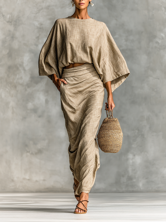 Sadie | Long-Sleeve Skirt Set