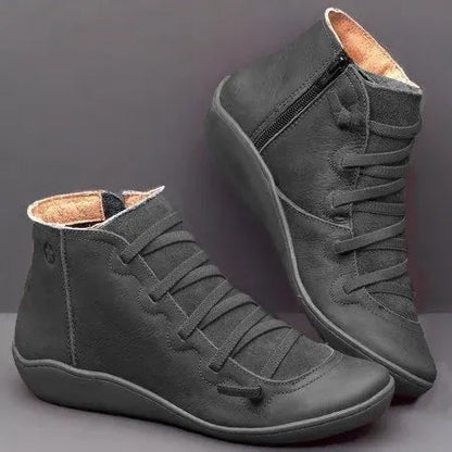 Bottes en similicuir de haute qualité pour femme