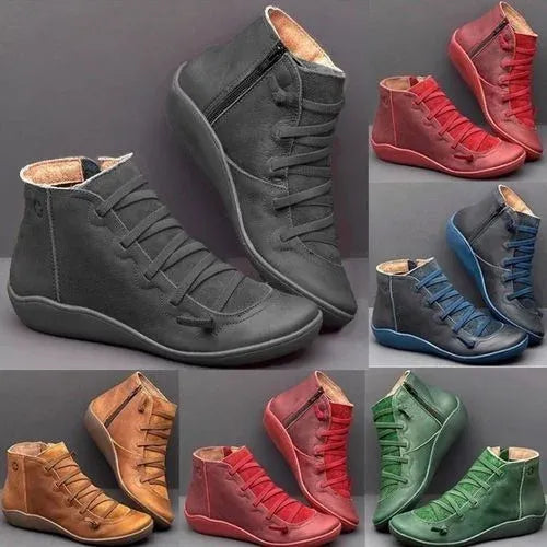 Bottes en similicuir de haute qualité pour femme