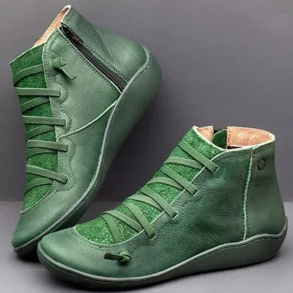 Bottes en similicuir de haute qualité pour femme