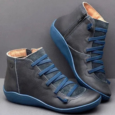 Bottes en similicuir de haute qualité pour femme