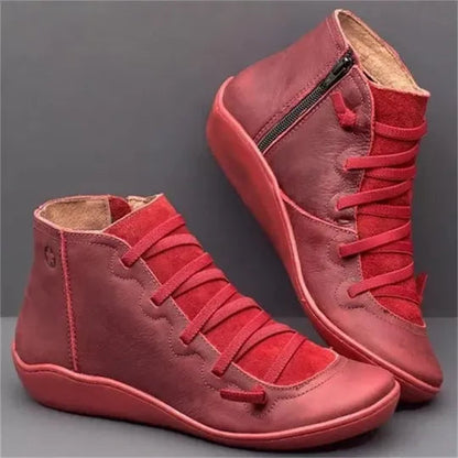 Bottes en similicuir de haute qualité pour femme
