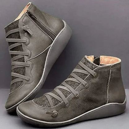 Bottes en similicuir de haute qualité pour femme