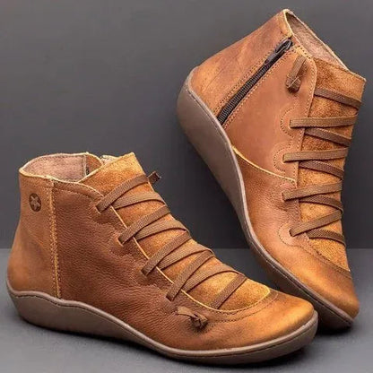 Bottes en similicuir de haute qualité pour femme