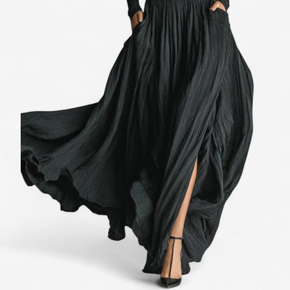 Marilyn | Robe longue taille haute