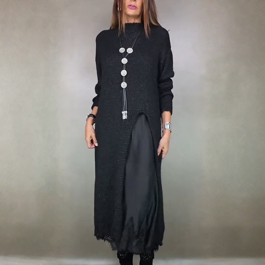 Frances | Elegant Set with Long Sweater and Dress