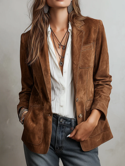 Barbara | Brown Vintage Blazer