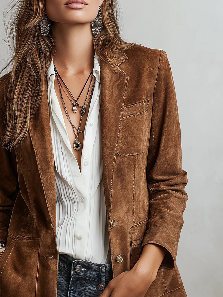 Barbara | Brown Vintage Blazer