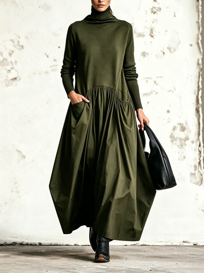 Sloane | High Neck Pocket Maxi