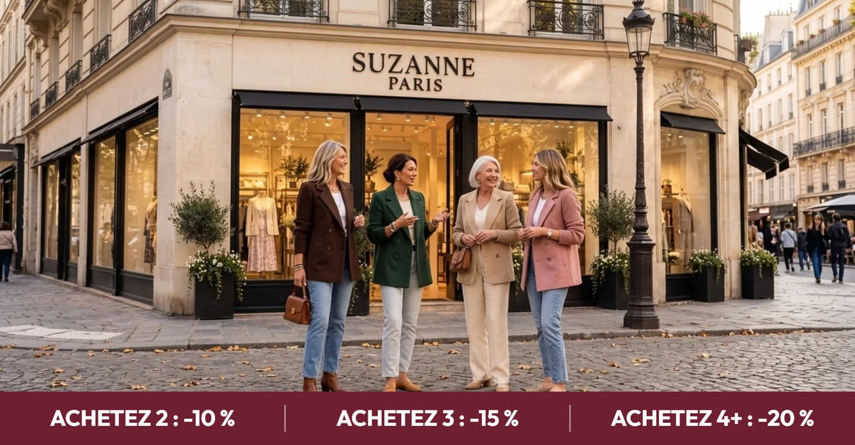 Blazer croisé à manches en maille – Suzanne Paris