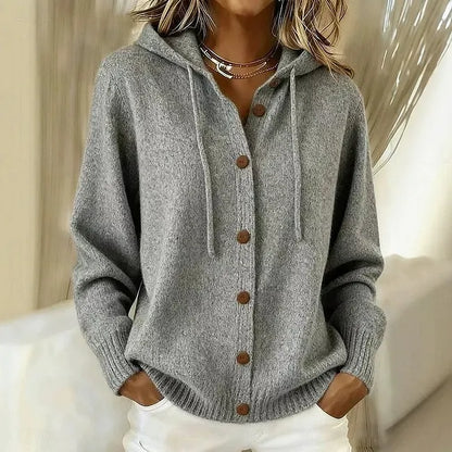 Goldie™ Cardigan boutonné à capuche