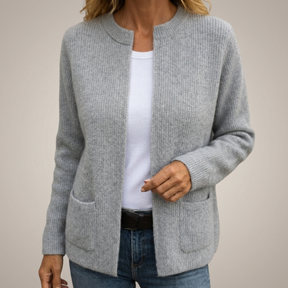 P|H - Cardigan zippé en maille douce Diane
