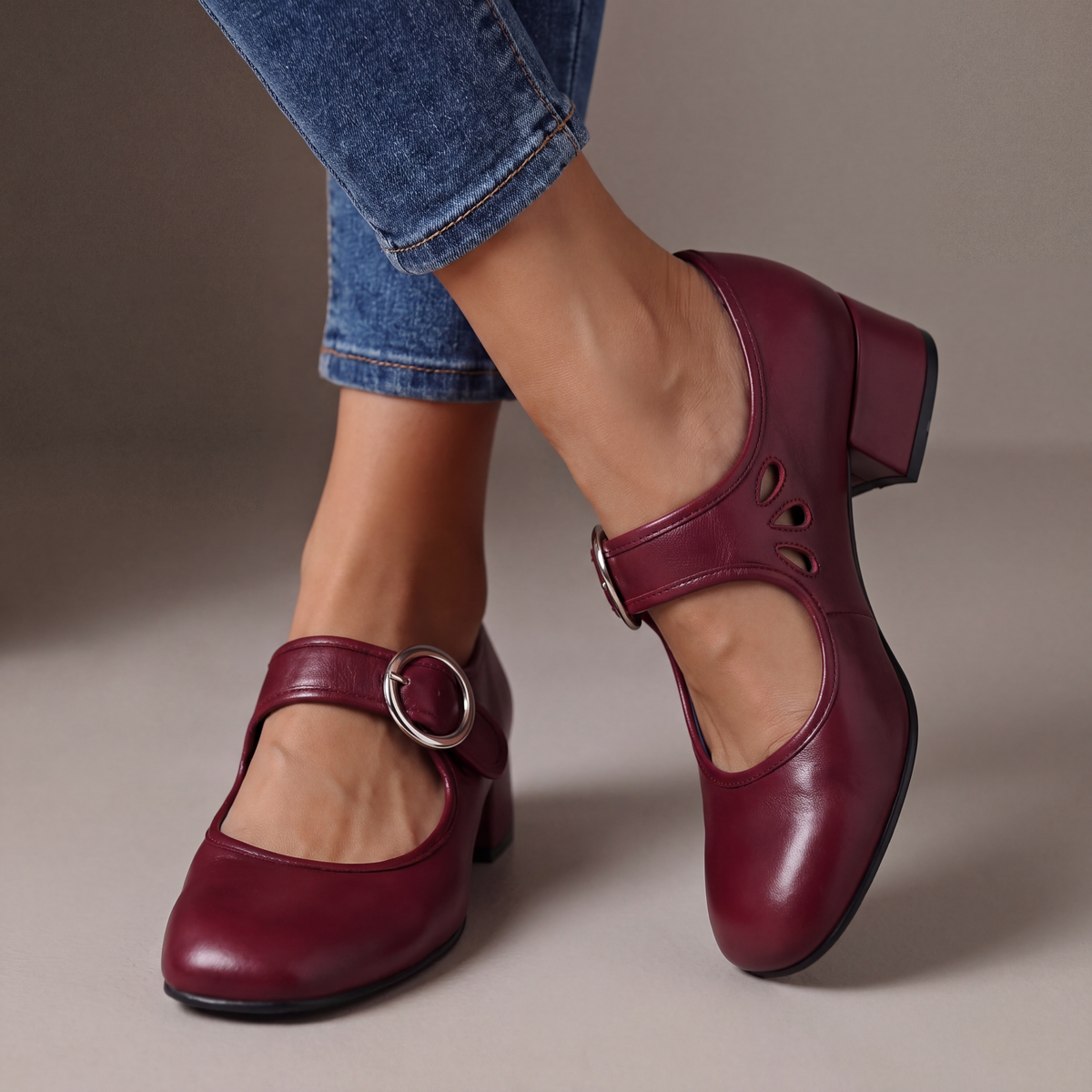 Josephine | Sandales confort en cuir