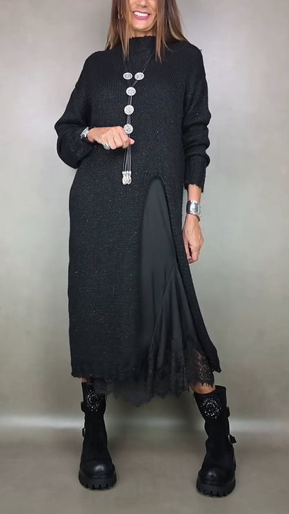 Frances | Elegant Set with Long Sweater and Dress