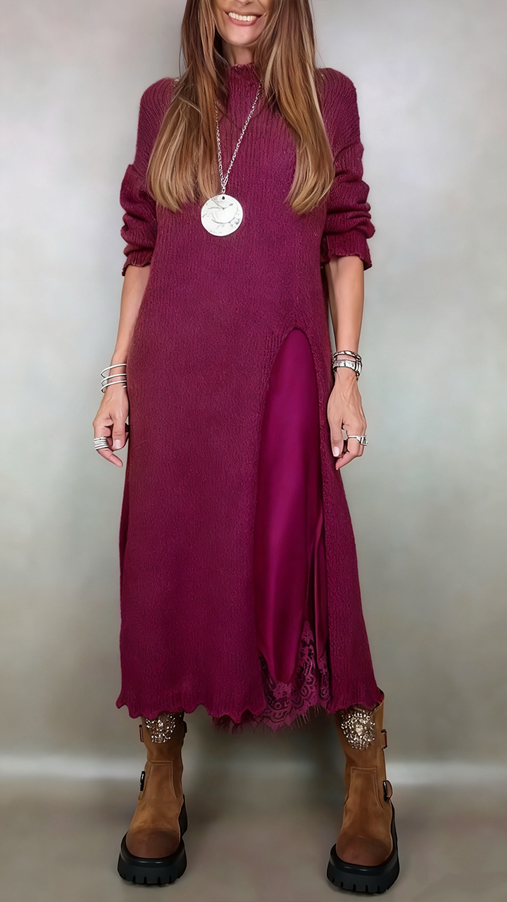Frances | Elegant Set with Long Sweater and Dress