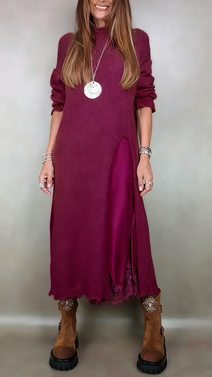 Frances | Elegant Set with Long Sweater and Dress