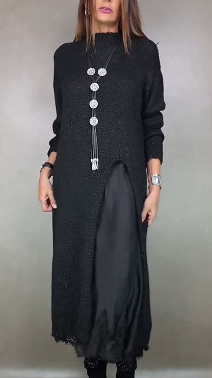 Frances | Elegant Set with Long Sweater and Dress