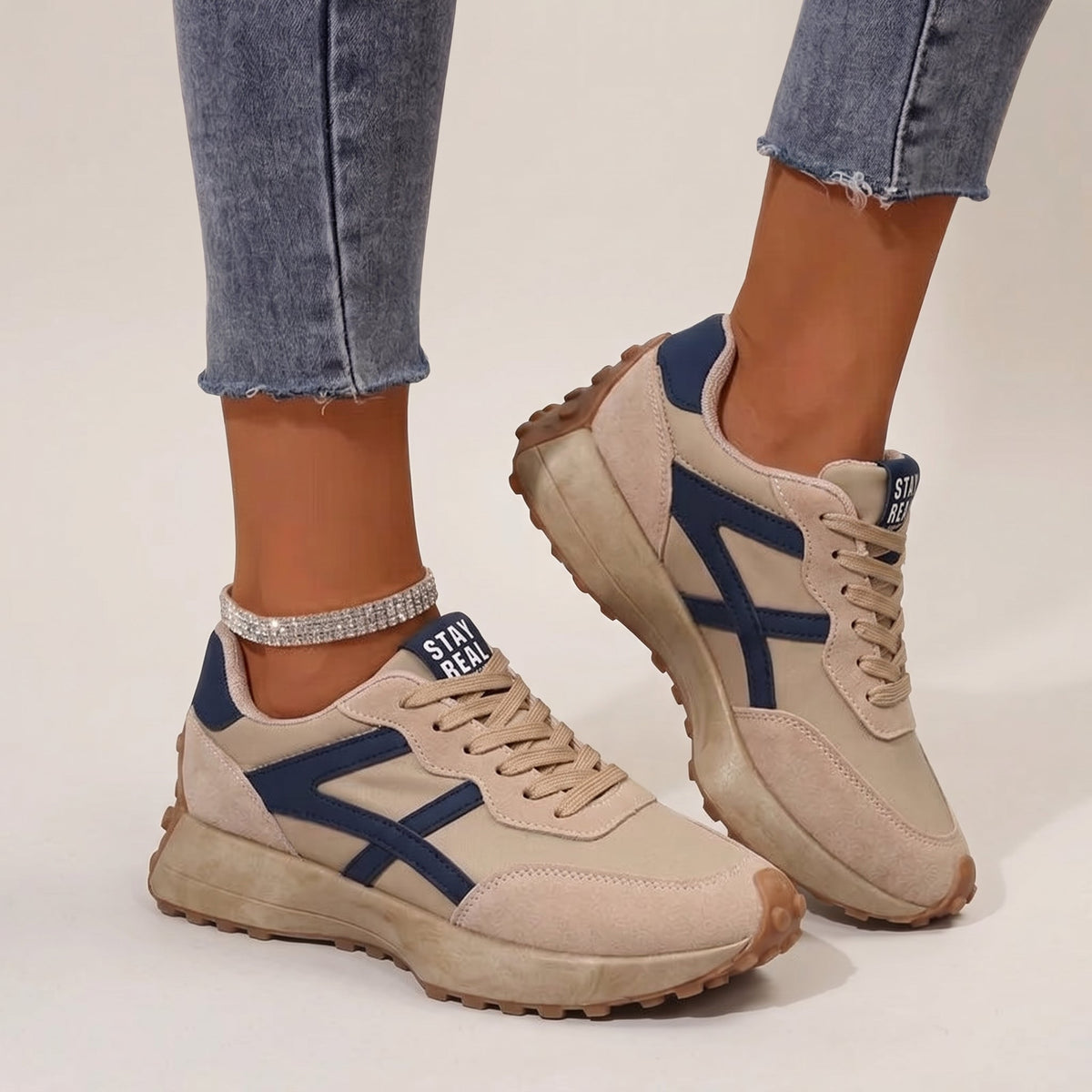 Cassidy - Baskets orthopédiques rétro