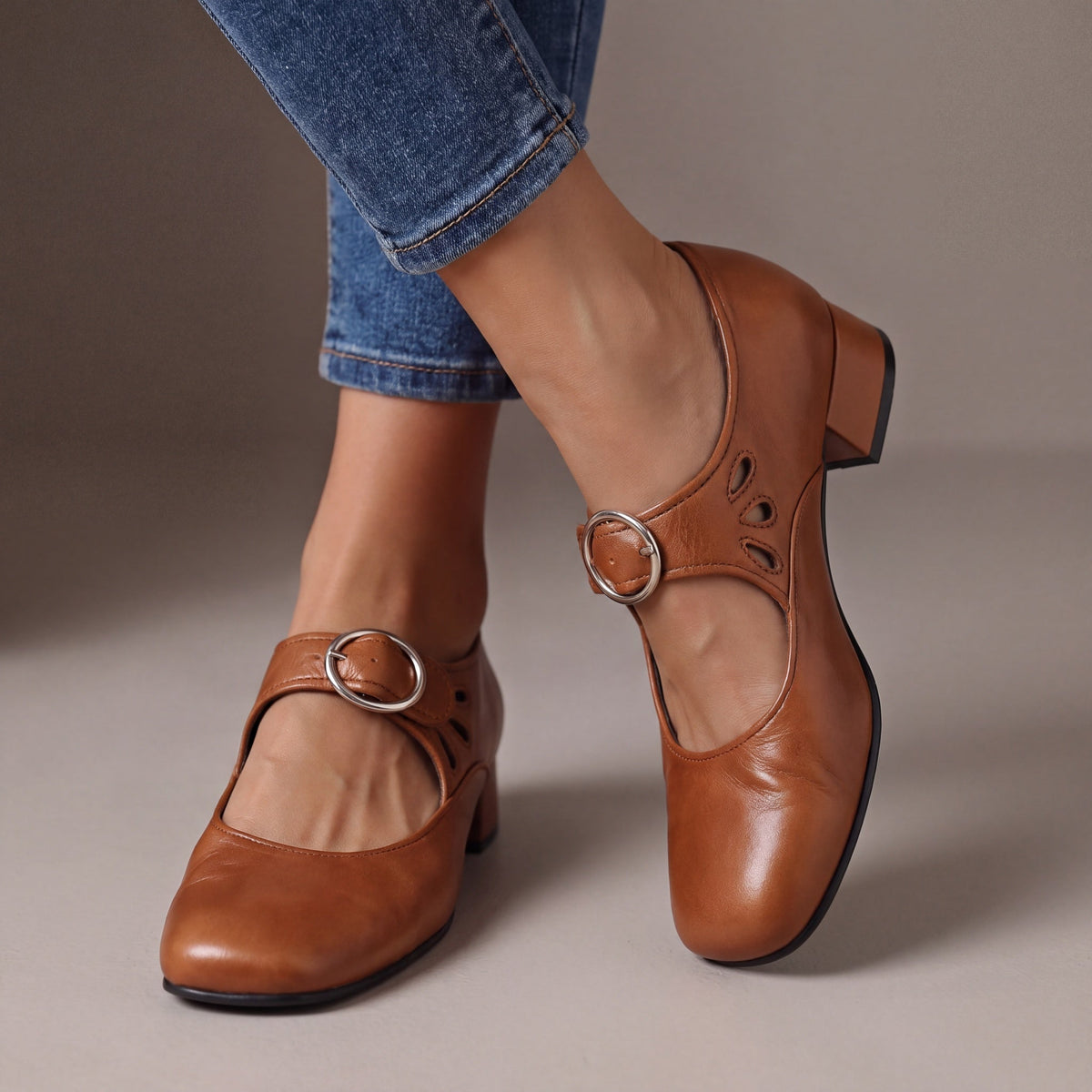 Josephine | Sandales confort en cuir