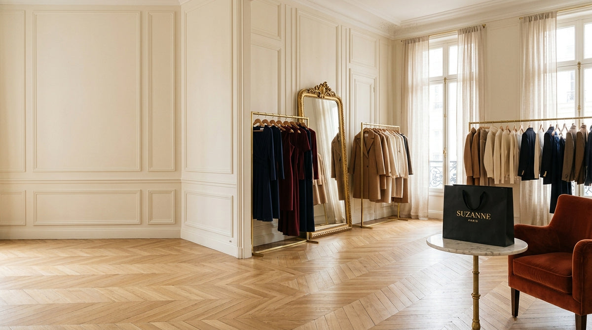 L’intérieur de la boutique Suzanne