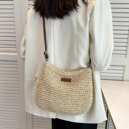 Tasha | Straw Shoulder Bag