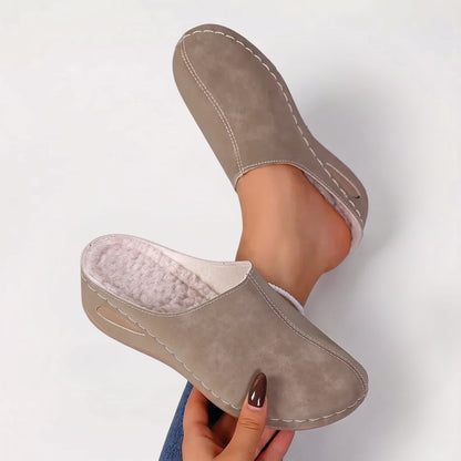 Colleen - Chaussons orthopédiques à doublure chaude