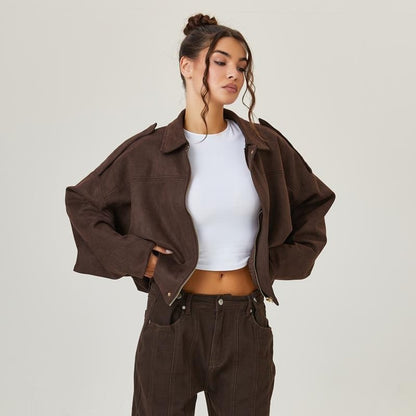Louisa | Blouson bomber oversize décontracté